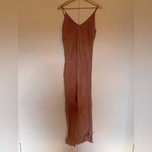 OZMA - ANAISE SLIP DRESS - CUPRO - ALMOND